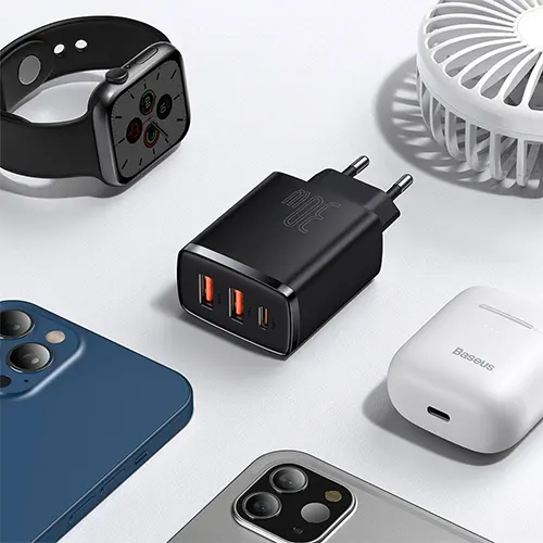 آداپتور فست شارژ باسئوس Baseus Super Si Quick Charger