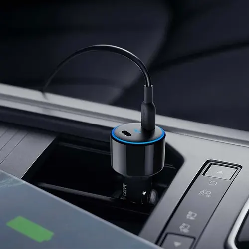 شارژر فندکی انکر مدل PowerDrive+ III Duo A2725-0071