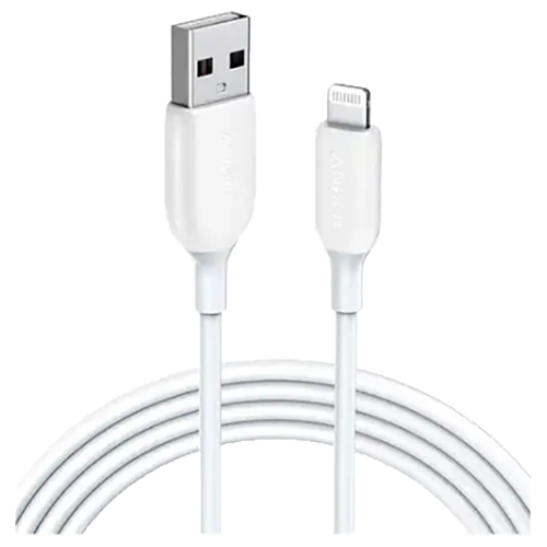 کابل تبدیل USB به لایتنینگ انکر مدل Anker PowerLine A8812 طول 0.90 متر سفید