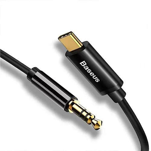 کابل تبدیل USB-C به AUX باسئوس مدل CAM01-M01
