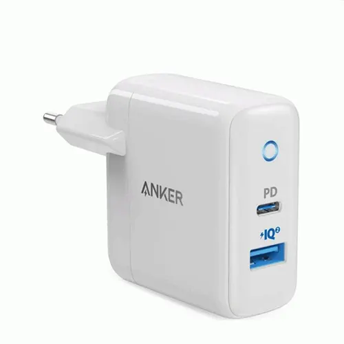 شارژر دیواری انکر مدلA2636L21 PowerPort PD+ 2 توان 35 وات