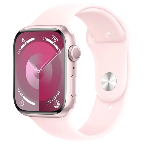 اپل واچ سری 9 سایز 41 میلی متری با بند سیلیکونی