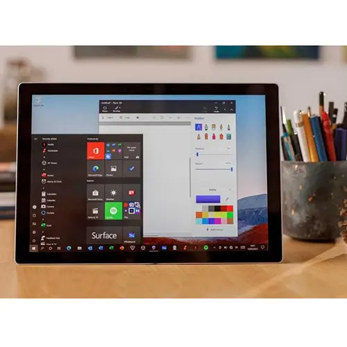 تبلت 12.3 اینچ مایکروسافت مدل Surface Pro 7 Plus i3 با ظرفیت 128 گیگابایت و -رم 8 گیگا‌بایت