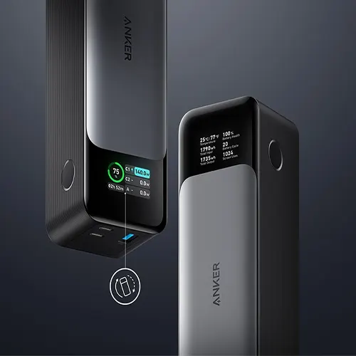 پاوربانک انکر مدل A1289 با ظرفیت 24000 میلی -آمپر ساعت