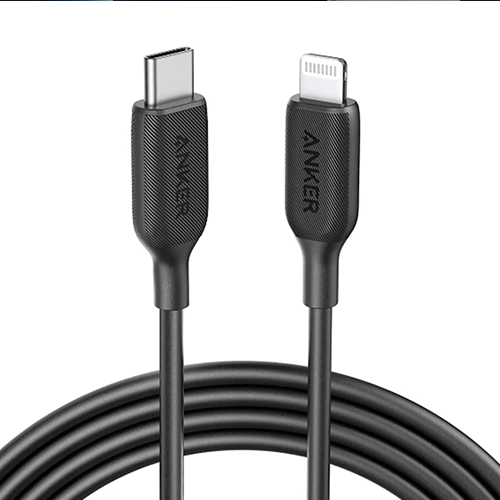 کابل ۹۰ سانتی‌ متری Type-C به Lightning انکر مدل Anker A8832 PowerLine III