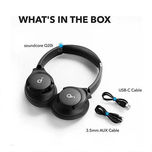 هدفون بلوتوثی انکر مدل Soundcore Q20i ANC Hybrid A3004