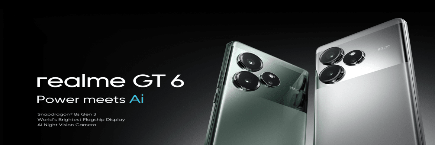 معرفی ریلمی GT 6 با اسنپدراگون 8s نسل 3