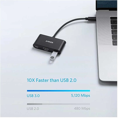 هاب 3 پورت USB-C انکر مدل A8339-1002