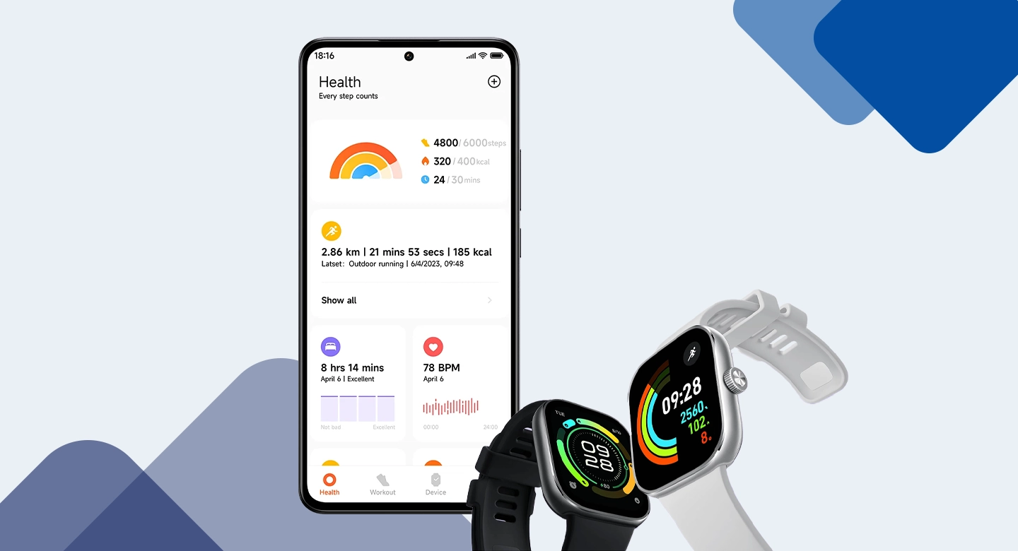 اپلیکیشن Mi Fitness، نقش کلیدی در تجربه استفاده از Redmi Watch 4