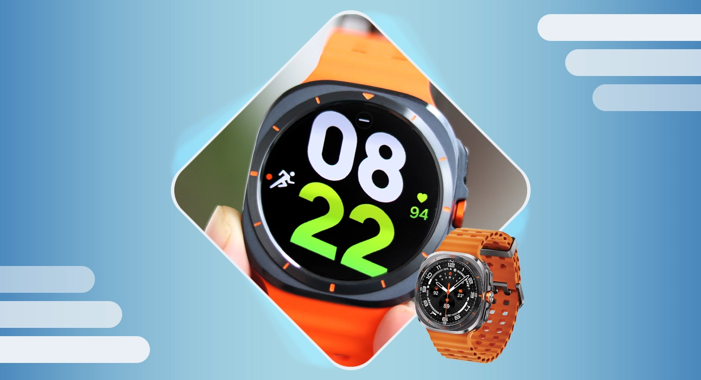صفحه نمایش Galaxy Watch Ultra