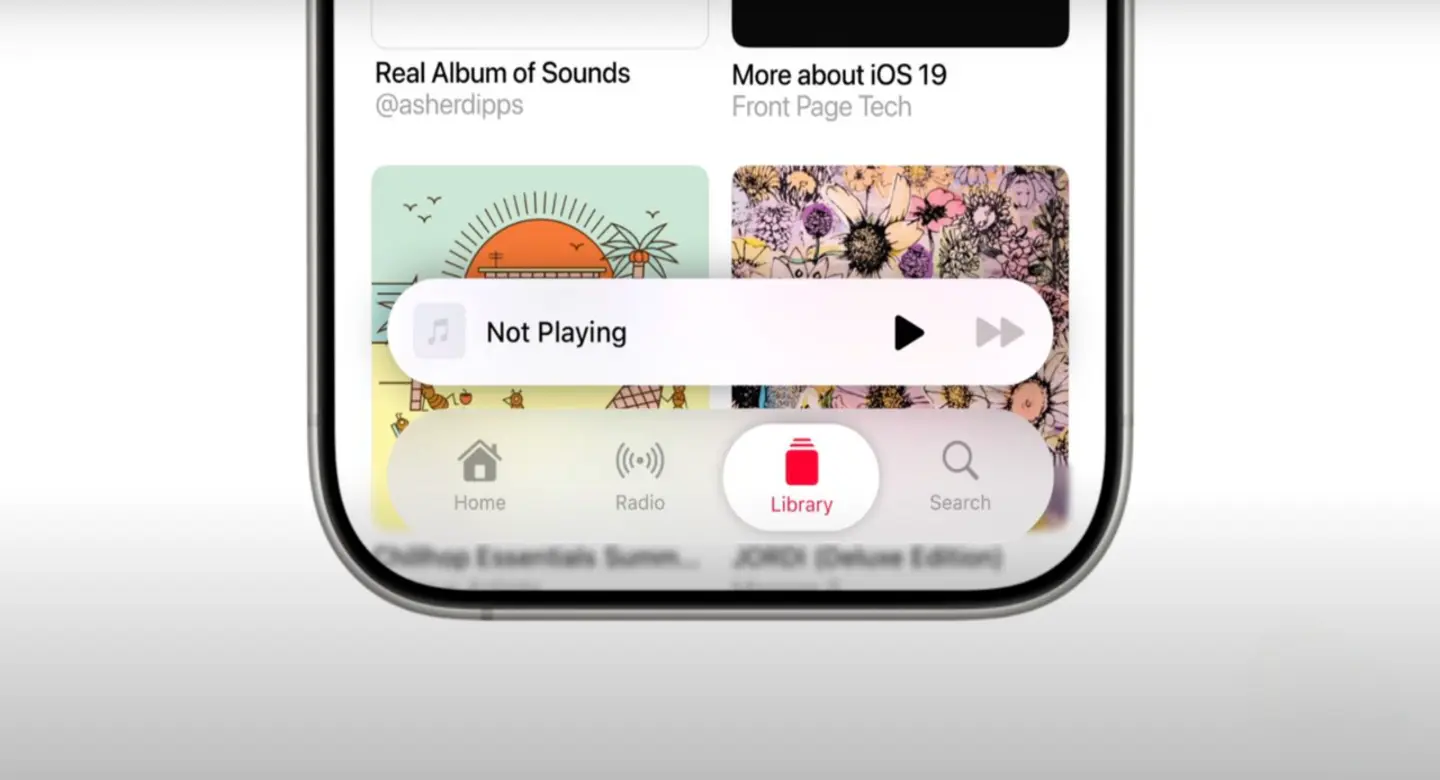 تغییرات در طراحی iOS 19
