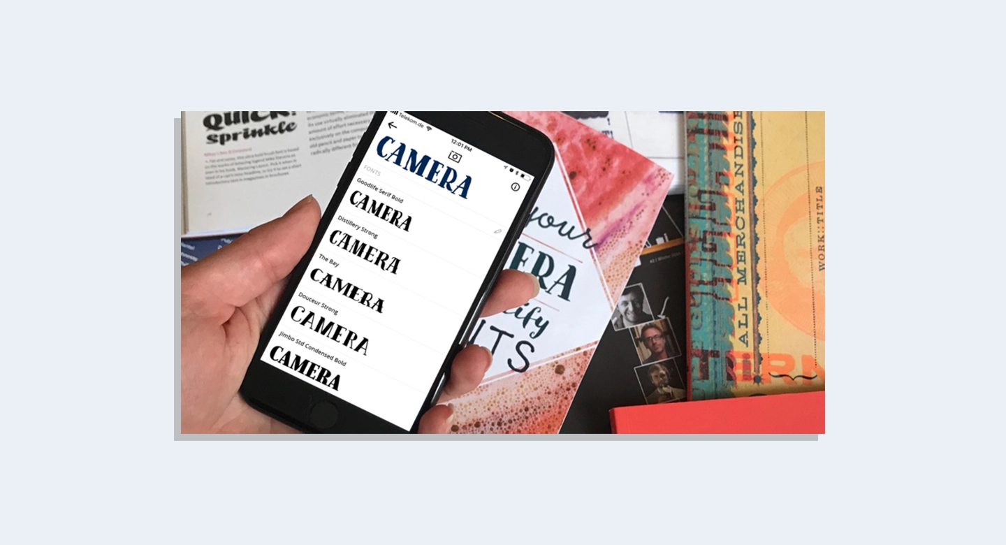 اپلیکیشن‌های تشخیص فونت از روی تصویر