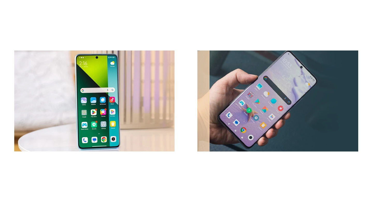 مقایسه نمایشگر Redmi Note 14 Pro 5G و Redmi Note 13 Pro 5G