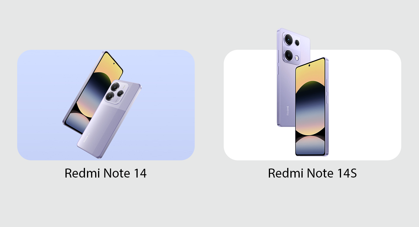 بررسی طراحی ردمی نوت ۱۴s در مقایسه با ردمی نوت ۱۴ معمولی