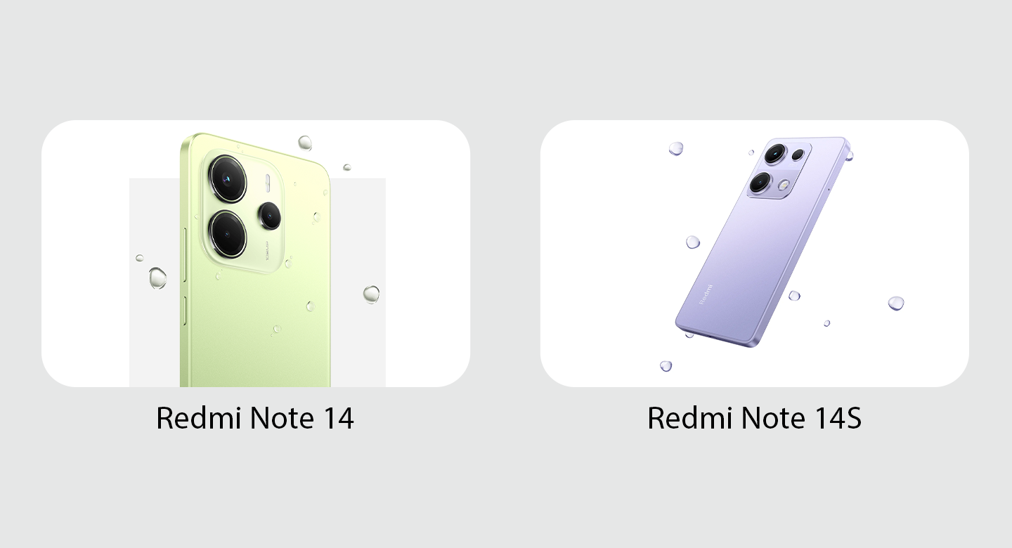 بررسی مقاومت در برابر آب و پشتیبانی سیم‌کارت در ردمی نوت ۱۴ و ردمی نوت ۱۴s