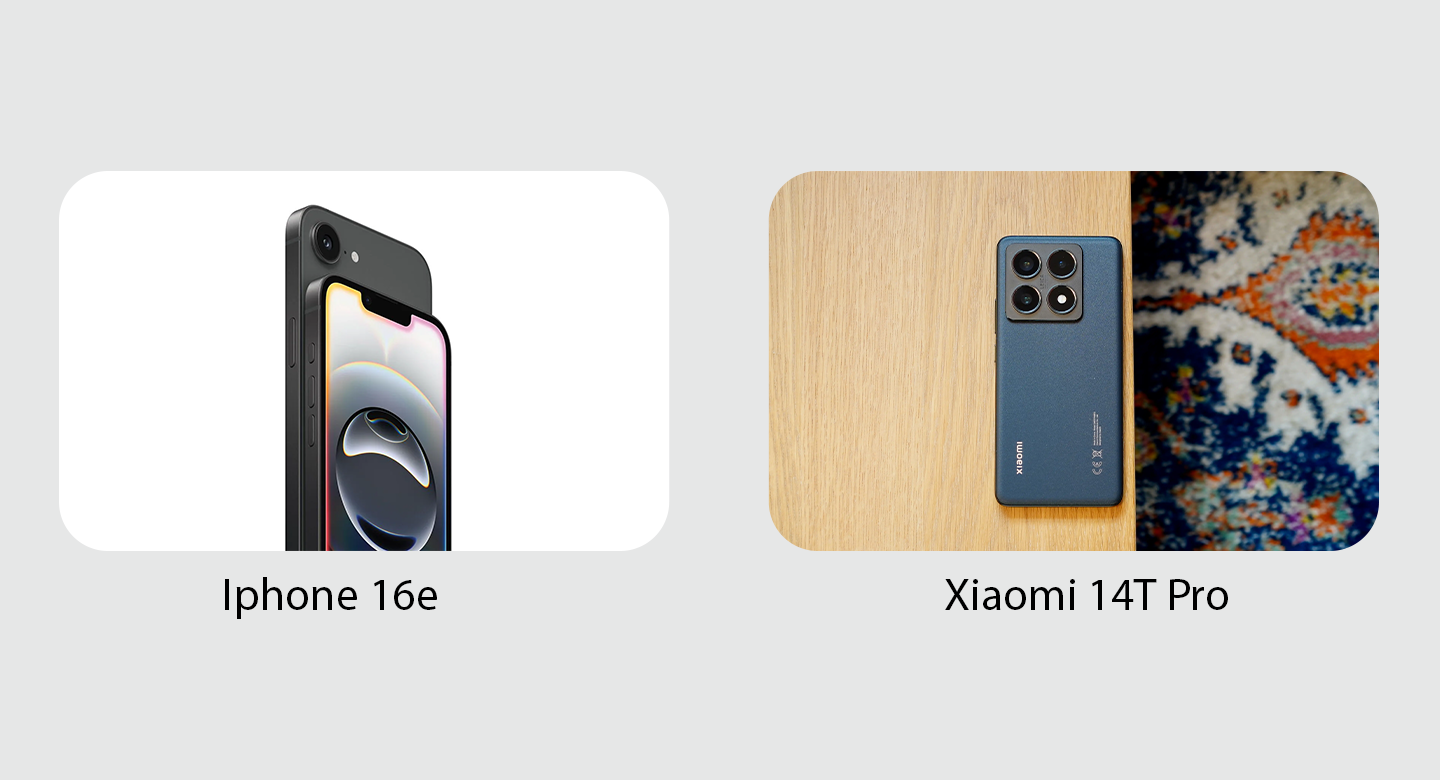 جمعبندی مقایسه آیفون 16e و شیائومی 14T Pro
