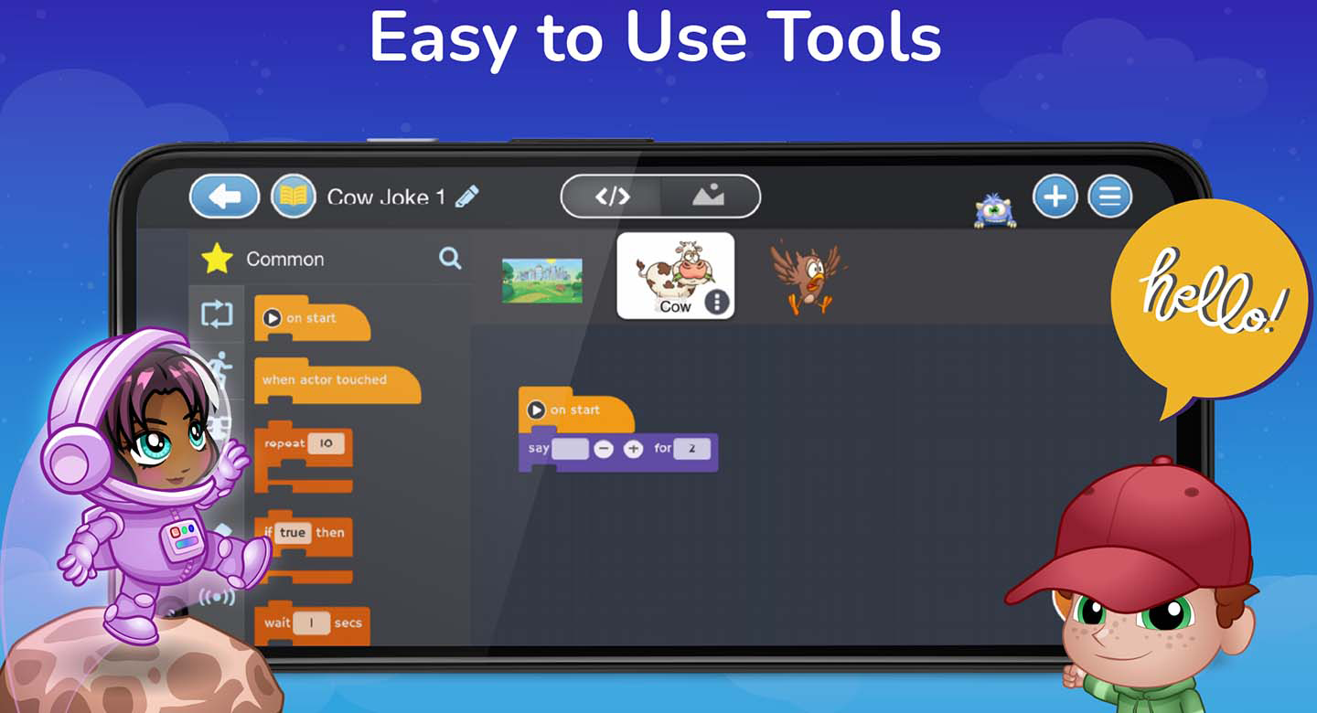 Tynker : یادگیری کدنویسی از مسیر بازی و تجربه (ویژه گروه سنی ۵ تا ۱۸ سال)