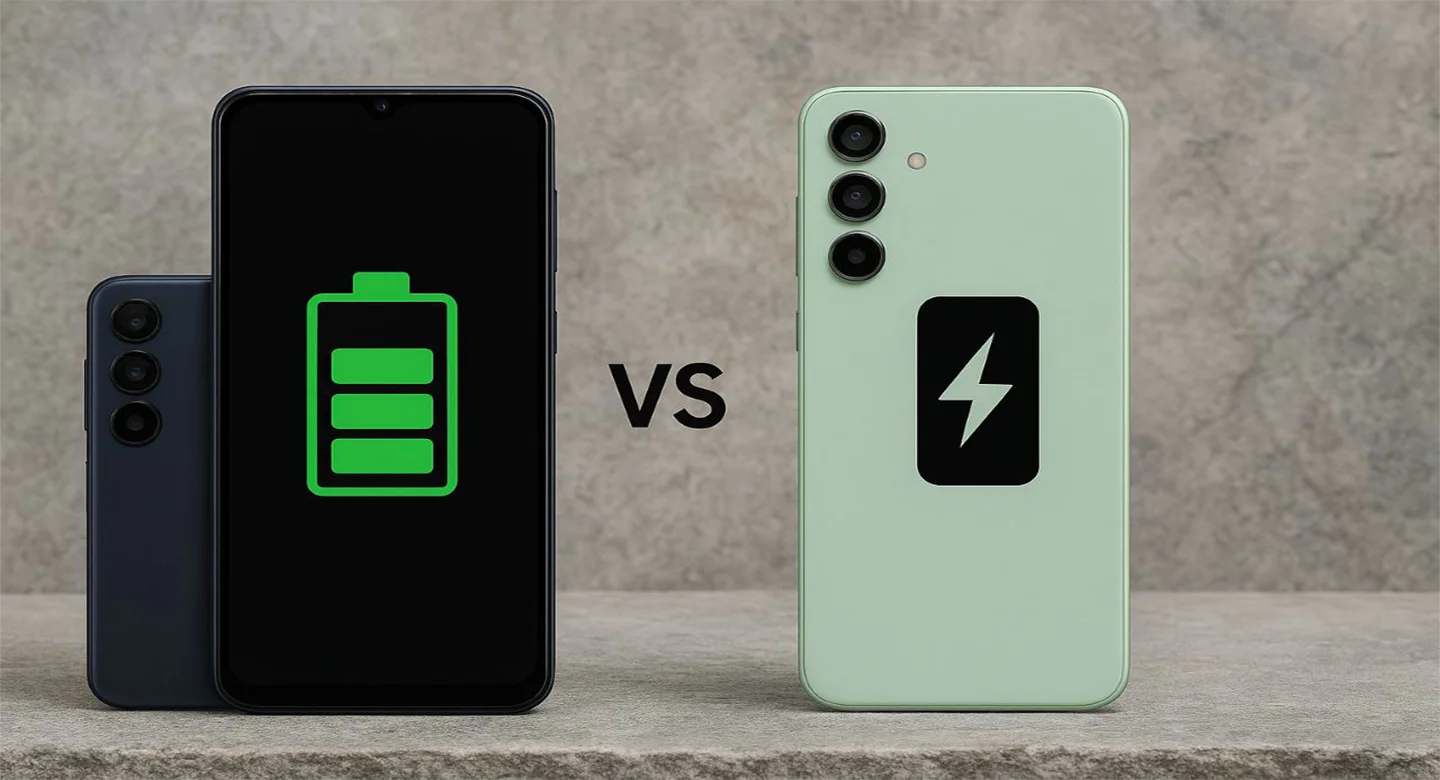 مقایسه باتری و سرعت شارژ گلکسی A17 و A26؛ شارژدهی بهینه یا تجربه روانتر؟