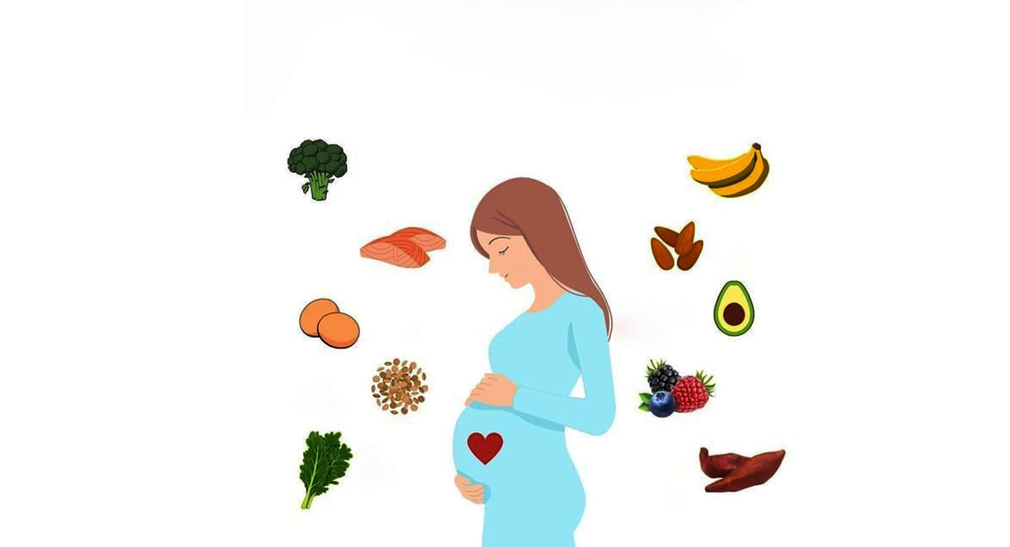 تغذیه سه ماه اول بارداری برای زیبایی و رشد جنین