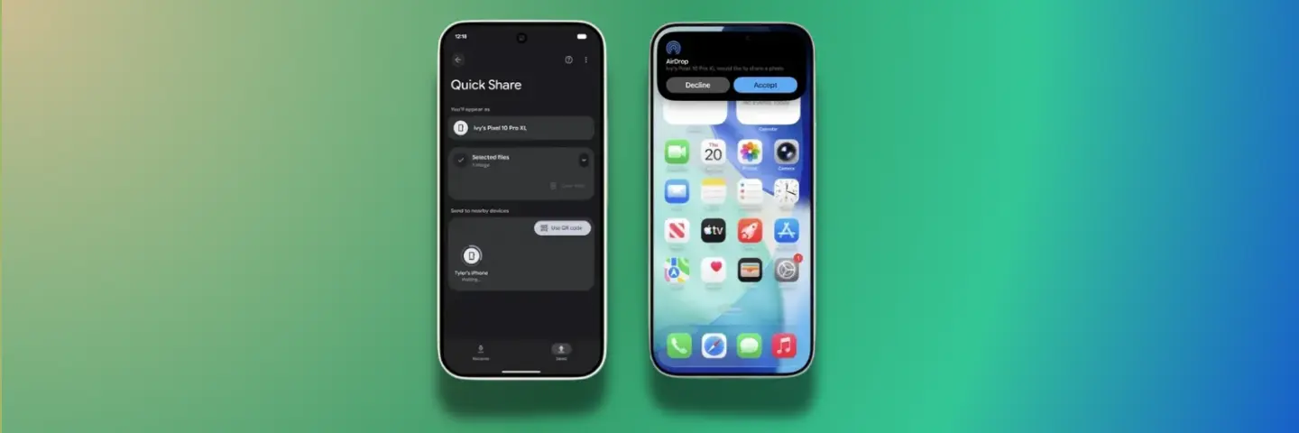 انتقال فایل بین اندروید و آیفون آسان‌تر می‌شود؛ Quick Share به تراشه‌های اسنپدراگون می‌آید
