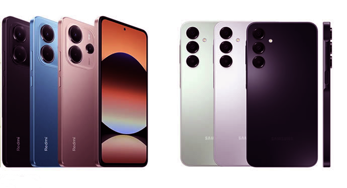 ردمی نوت 14S در برابر گلکسی A16؛ طراحی، کیفیت ساخت و ارگونومی