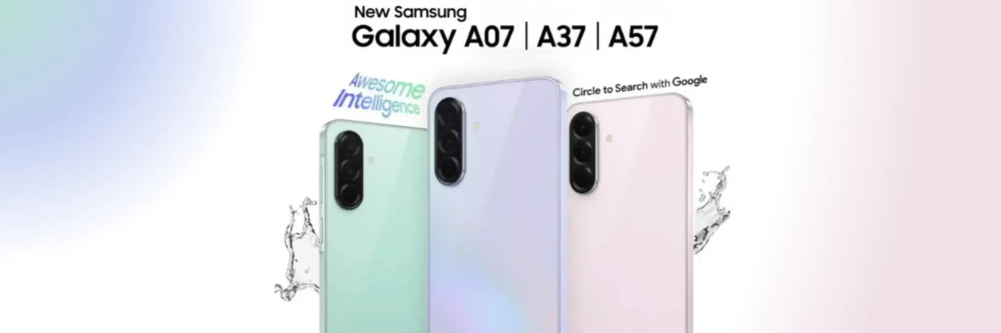 رونمایی از گلکسیهای جدید سامسونگ:A07 5G، A37 و A57