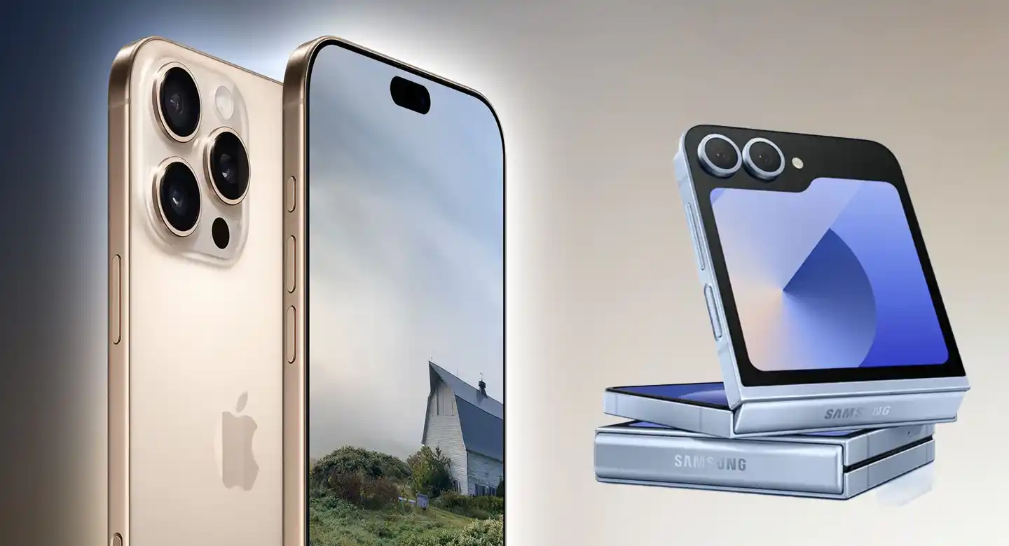 گلکسی زد فولد ۷ در برابر آیفون ۱۷ پرو مکس: نوآوری تاشو یا استحکام کلاسیک؟