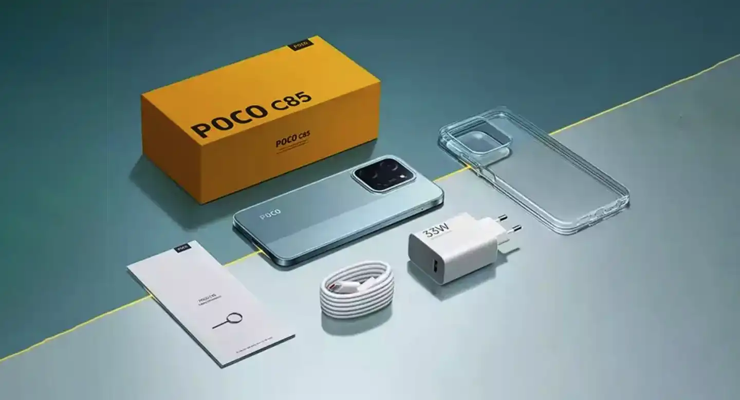 محتویات جعبه Poco C85
