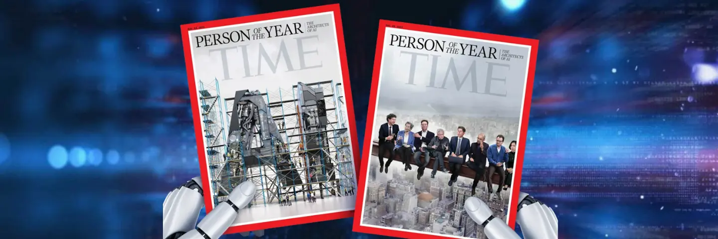 قدرت در دستان الگوریتمها؛ معماران هوش مصنوعی بهعنوان شخصیت سال ۲۰۲۵ تایم