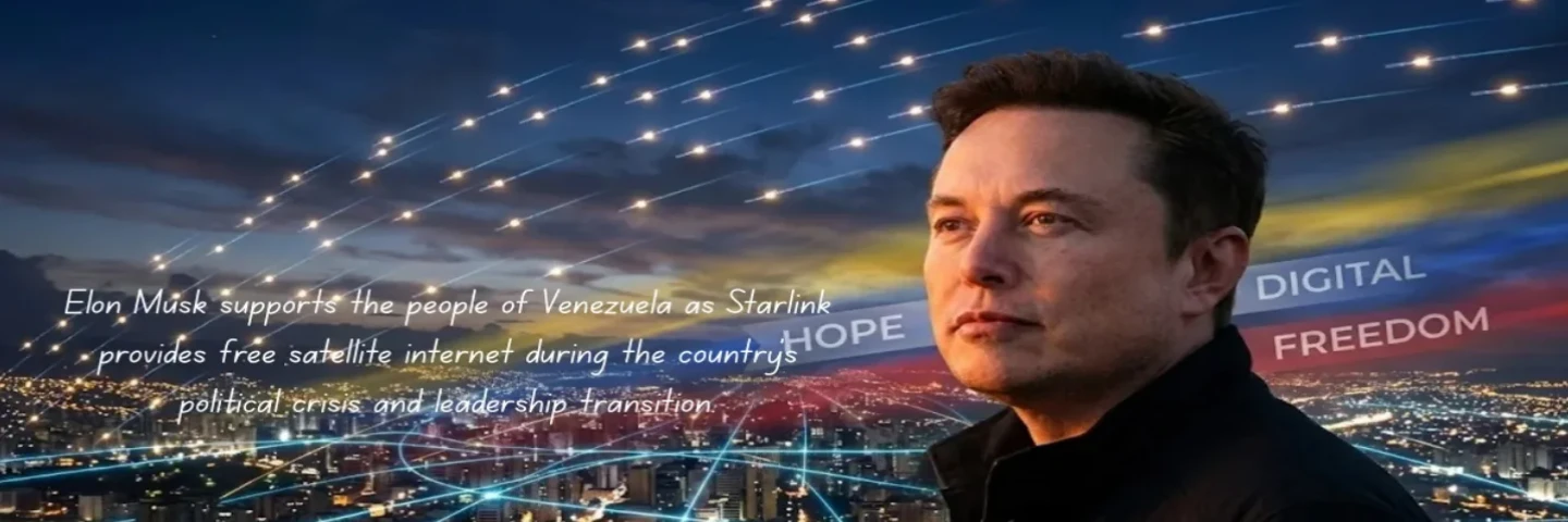 اینترنت رایگان استارلینک؛ هدیه ایلان ماسک به مردم ونزوئلا پس از سقوط مادورو
