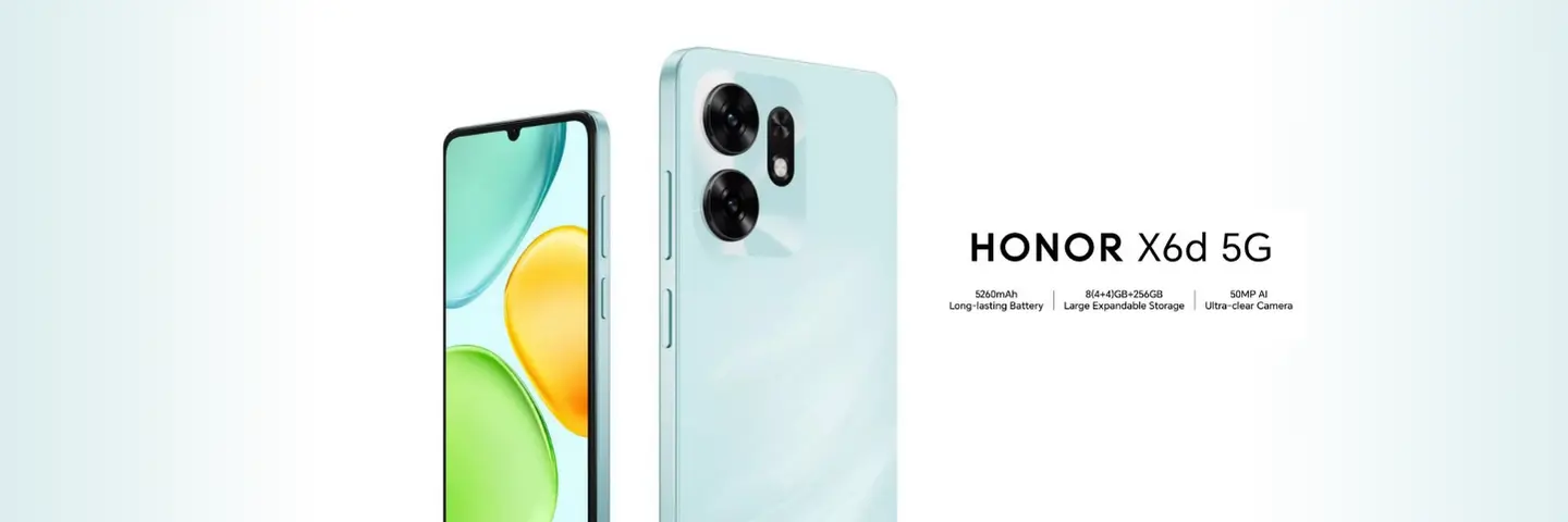 آنر X6d 5G؛ ترکیب اقتصادیِ نمایشگر ۹۰ هرتزی و دایمنسیتی 6300